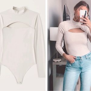 Abercrombie & Fitch Cutout Bodysuit